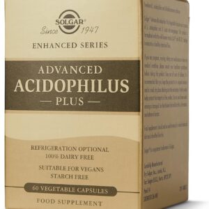 Solgar Advanced Acidophilus Plus 60 Veg Capsules
