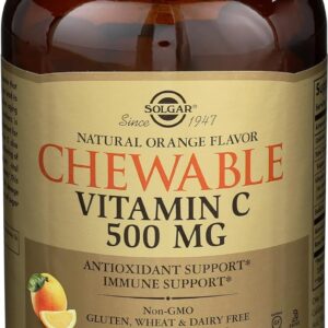 Solgar Vitamin C Chewable Orange Flavor 90 Tabs