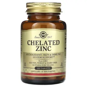 Solgar Chelated Zinc 100 Tabs