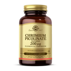 Solgar Chromium Picolinate 200mcg 90 Tabs