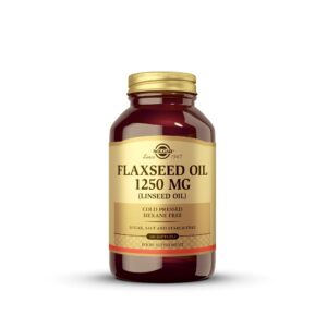 Solgar Flaxseed Oil Cold Pressed 1250 mg 100 softgels