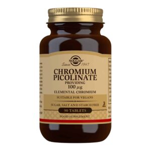Solgar Chromium Picolinate 100mcg 90 Tabs