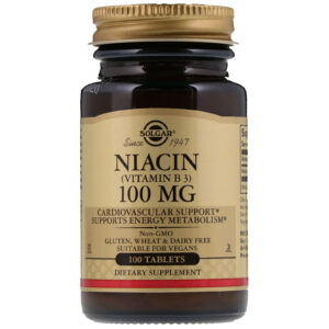 Solgar Niacin (Vitamin B3) 100mg 100 Tabs