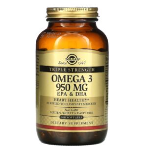 Solgar Triple Strength Omega-3 100 Softgels