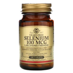 Solgar Selenium 100mcg 100 Tabs (Yeast Free)