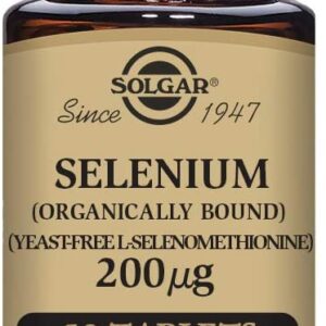 Solgar Selenium 200mcg 50 Tabs (Yeast Free)