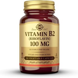 Solgar Vitamin B2 Riboflavin 100mg 100 Caps