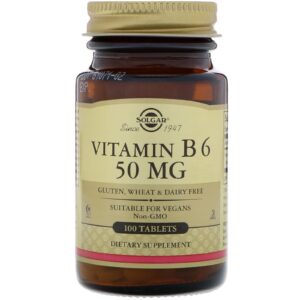 Solgar Vitamin B6 50mg 100 Tablets