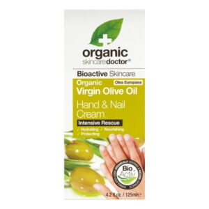 Dr. Organic Olive Oil Hand & Nail Cream, Cream, 125ml