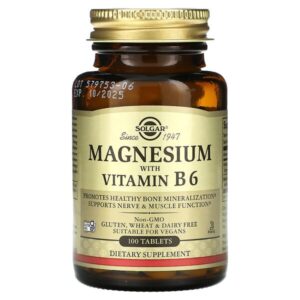 Solgar Magnesium With B6, Tablets, 100 x 400mg