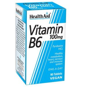 H/ Aid Vitamin B 6, 100mg, 90, Tablets