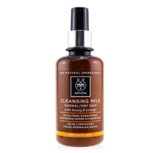 Apivita Cleansing Milk with Honey & Orange, for Normal/Dy Skin, 200ml