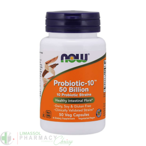 Now Probiotic-10™ 50 Billion, 50 Capsules