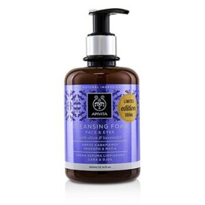 Apivita Foam Cleanser Face & Eye with Olive & Lavender 300ml