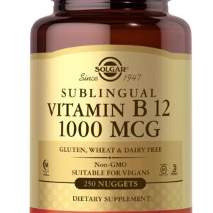 Solgar Vitamin B12 Sublingual, Nuggets, 100 x 1000mcg
