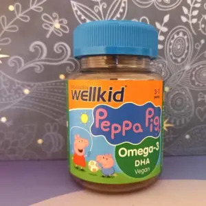 Vitabiotics Wellkid Peppa Pig Omega - 3 D H A softgels 30 x 3-7 years