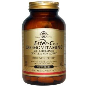 Solgar Ester-C Plus Vitamin C 1000Mg Immune Support Orange