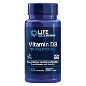 Life Extension Vitamin D3 1000iu 250Softgels