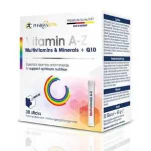 Pharmavital Vitamin A - Z + Q 10 Multivitamins & Minerals Direct 0 30Sticks