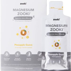 Zooki Magnesium Pineapple Liquid 1500mg 14x15mlSachets