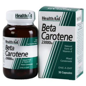 Health Aid Beta-Carotene 23000iu, 30 capsules
