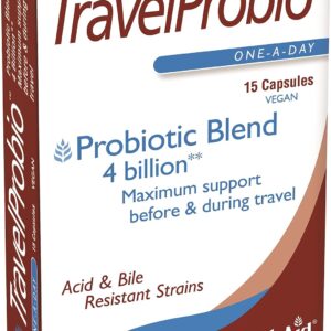 Health Aid Travel Probio, 15 capsules
