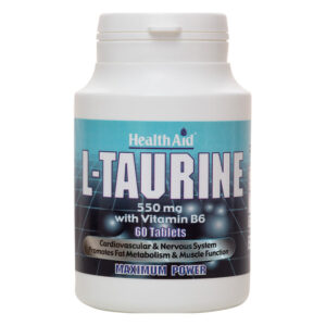 Health Aid L-Taurine 550mg, 60 tablets