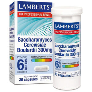 Lamberts Saccharomyces Cerevisiae Boulardii 300 mg, 30 capsules