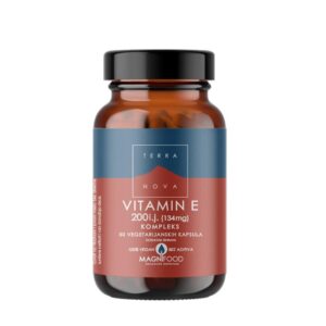 Terranova Vitamin E 200iu (134mg) Complex, 50 capsules
