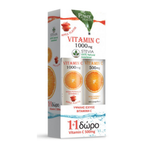 Power Health Vitamin C 1000mg Apple Flavor + Vitamin C 500mg Gift