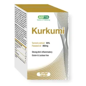 Agetis Kurkumi Turmeric & Flaxseed, 60 capsules