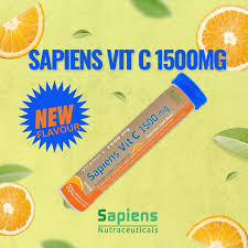 Sapiens Vitamin C Orange 1500mg 20Efferv. Tabl