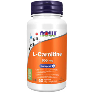 Now L-Carnitine 500mg 30 Veg Caps