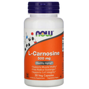 Now L-Carnosine 500mg, 50 capsules