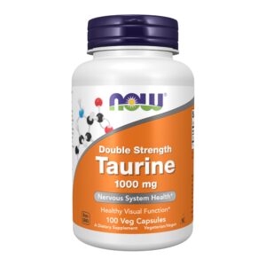 Now Taurine 1000mg 100 Veg Caps