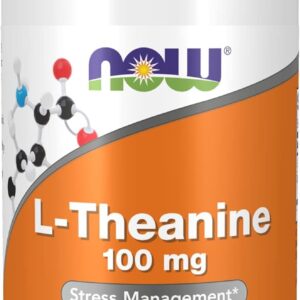 Now L-theanine 100mg, 90 capsules
