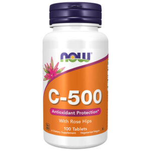 Now Vitamin C-500, 100 tablets