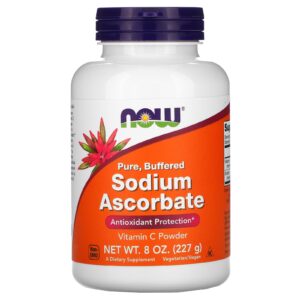 Now Sodium Ascorbate Powder, 227 gr