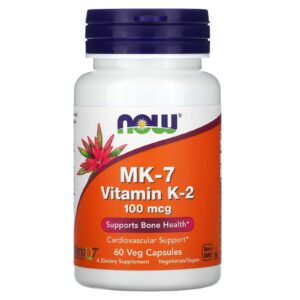 Now Mk-7 Vitamin K-2 60 Veg Capsules