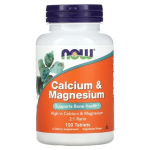 Now Calcium And Magnesium 100 Tabs