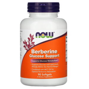 Now Berberine Glucose Support 90 Softgels