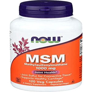 Now MSM 1000mg, 120 capsules
