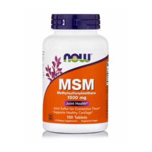 Now MSM 1500mg 100 Veg Tabs