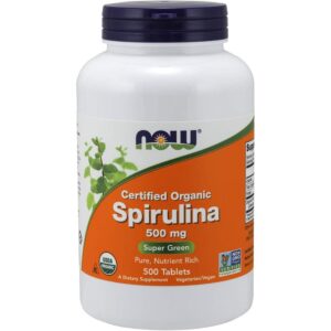 Now Spirulina 500mg 100 Tabs