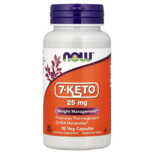 Now 7-Keto 25mg 90 Veg Caps