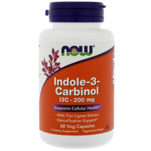 Now Indole-3-carbinol 200mg 60 Veg Caps