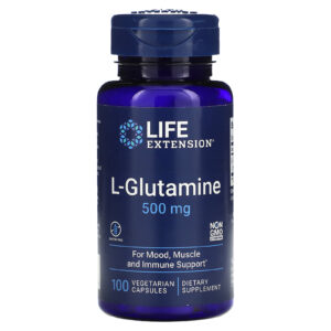 Life Extension L-Glutamine 500mg, 100 capsules