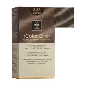 Apivita 8.88 Light Blonde Intense Pearl  Hair Color Kit  50ml