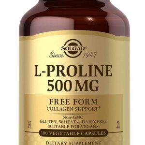 Solgar L-Proline 500mg 100 Veg Caps