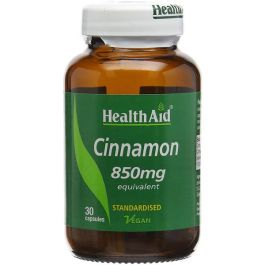 Health Aid Cinnamon 850mg, 30 capsules